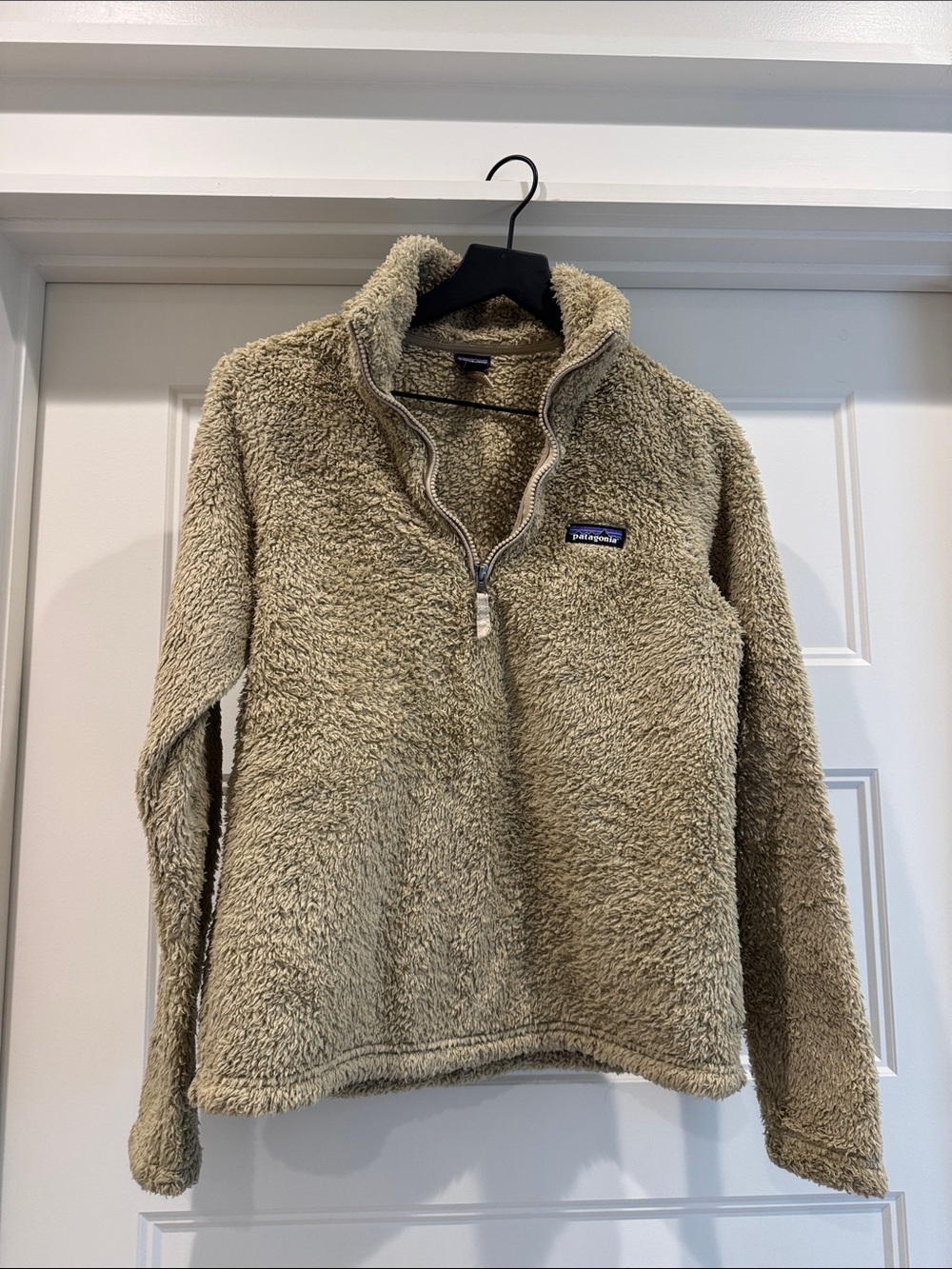Patagonia Women's Plush Half-Zip Fleece Pullover - Beige